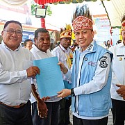 Pj Gubernur Papua Agus Fatoni Luncurkan 999 Koperasi Merah Putih