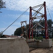 Kementerian PU Segera Rampungkan Jembatan Gantung Gp Lamseupeung–Gp Lambhuk di Banda Aceh