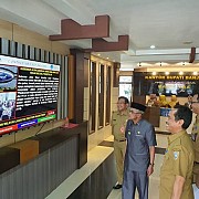 Tiga Display Informasi Terpasang di Area Publik Kabupaten Banjar