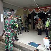 Dandim Martapura Tinjau Desa Tanggap dan Tangguh Covid-19