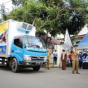 Bupati Banjar Lepas Pendistribusian Ikan Segar bagi Masyarakat Terdampak Covid-19
