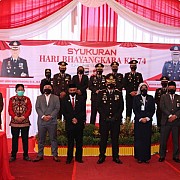 Bupati Banjar Ikuti Upacara Bhayangkara Ke-74