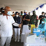 WALI KOTA TINJAU VAKSINASI KARYAWAN PERUSAHAAN TERDAFTAR DI APINDO, BRIDGE STONE JADI TEMPAT PELAKSANAAN PADA HARI INI