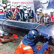 Konstruksi Proyek CISEM Tahap I Dimulai, Pemerintah Resmikan First Welding