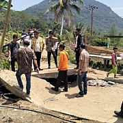 BPBD Purwakarta Assessment Lokasi Pergerakan Tanah di Kecamatan Sukatani