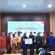 Sukseskan Pemilukada, Pj Wali Kota dan Kapolresta Pangkalpinang Gelar Penandatanganan Naskah Perjanjian Hibah Daerah
