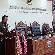 Pj Wako Budi Utama Beri Tanggapan Pandangan Umum Fraksi Terkait Tiga Raperda
