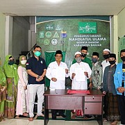 Diskominfostandi Banjar Fasilitasi Internet KBM di Gedung NU Banjar