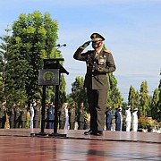 Danrem 101 Antasari Pimpin Ziarah Nasional HUT ke-75 TNI