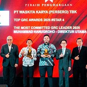 Wujud Nyata Implementasi Tata Kelola Baik, Waskita Karya Raih Top GRC Awards 2025 Stars 5