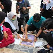 Tingkatkan Potensi, 55 Warga Lok Baintan Ikuti Pelatihan Sablon