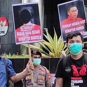 Sambangi KPK, ProDEM dan BIM Desak Tangkap Herman Herry Soal Kasus Korupsi Bansos