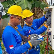PLN UP3 Belitung Pastikan Kualitas Layanan di Pulau Buku Limau dengan Pemeliharaan dan Pemeriksaan KWH Meter