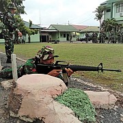 Babinsa Dekat Dengan Rakyat, Tetap Dilatih Taktik Regu Dalam Perang