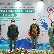 Bio Farma dan Google Cloud Indonesia Sepakati MoU Kerja Sama Transformasi Digital Healthcare
