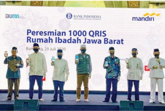 Bank Mandiri Dukung BI Perkuat Penggunaan QRIS pada Transaksi untuk Ibadah di Jawa Barat