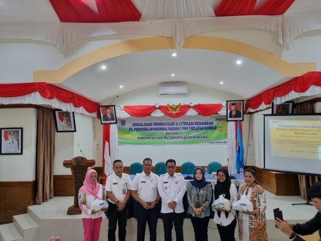 PNM Padang Lakukan Sosialiasi Literasi di Daerah Potensial Tinggi Kabupaten Mentawai