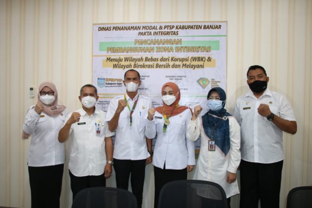 DPMPTSP Banjar, Bangun Zona Integritas Menuju WBK Dan WBBM