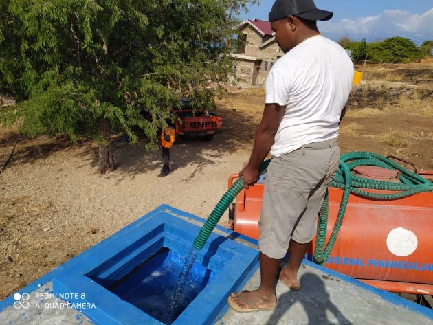 38 Kepala Keluarga Mendapatkan Bantuan Air Minum Bersih