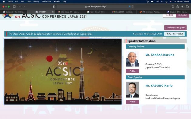 Jamkrindo Berbagi Pengalaman Implementasi KMK PEN di Penyelenggaraan ACSIC 2021 