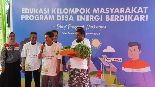 Desa Pulau Semambu Menyulap Pertanian Menjadi Lebih Ramah Lingkungan dengan Energi Surya dari Pertamina