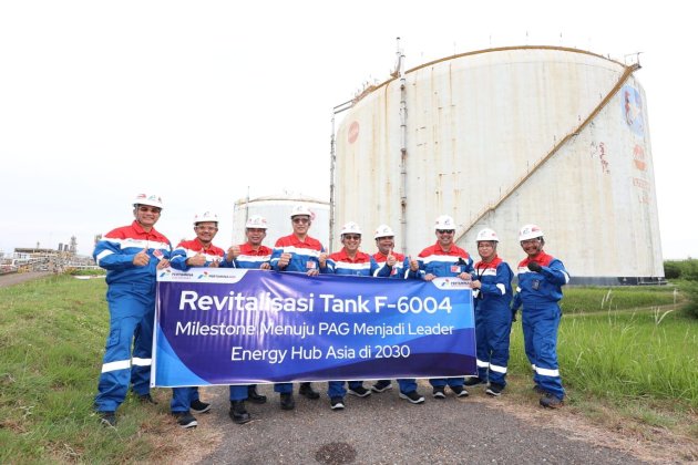 Revitalisasi Tanki LNG, Bukti Kesiapan Perta Arun Gas menjadi Leader Energy Hub Asia 2030