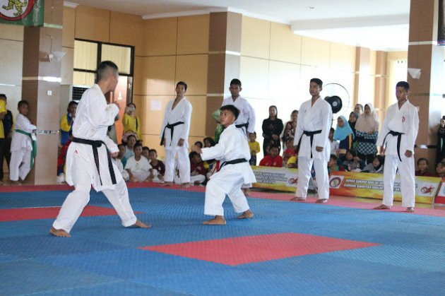 Karateka Banua Bersaing Di Kejuaraan Lemkari Kabupaten Banjar Open Se - Kalimantan