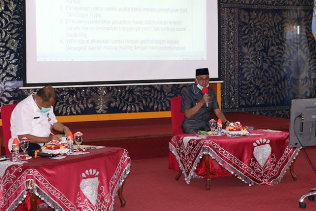 Pemerintah Kabupaten Banjar Dalam Masa Transisi Menuju Tatanan Kehidupan Baru Yang Aman Dari Covid 19