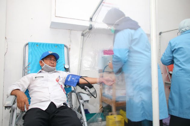 Wujud Kepedulian, Dispora Gandeng FKP Kabupaten Banjar Gelar Donor Darah Sukarela
