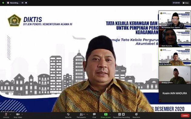 Ketua PTKIN Diminta Kelola Keuangan Kampus Secara Akuntabel