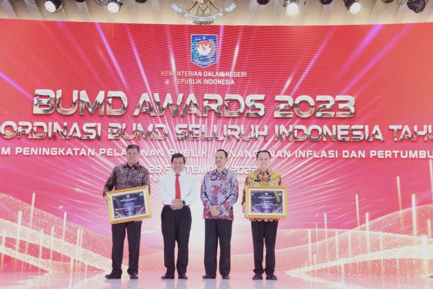 Perkuat BUMD, Kemendagri Berikan Penghargaan  BUMD Awards dan Rakor BUMD Seluruh Indonesia Tahun 2023