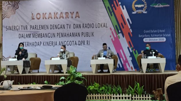 TVR Parlemen DPR RI Gelar Lokakarya Dengan TV dan Radio Lokal Kalimantan Selatan